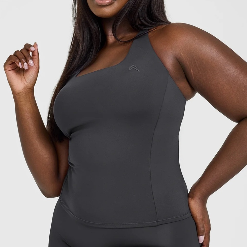 Oner Active Timeless Women's Coal/Grey Asymmetrical Tank Top